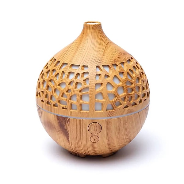 Diffuseur Ultrasonique rond naturel pour huile essentiel.