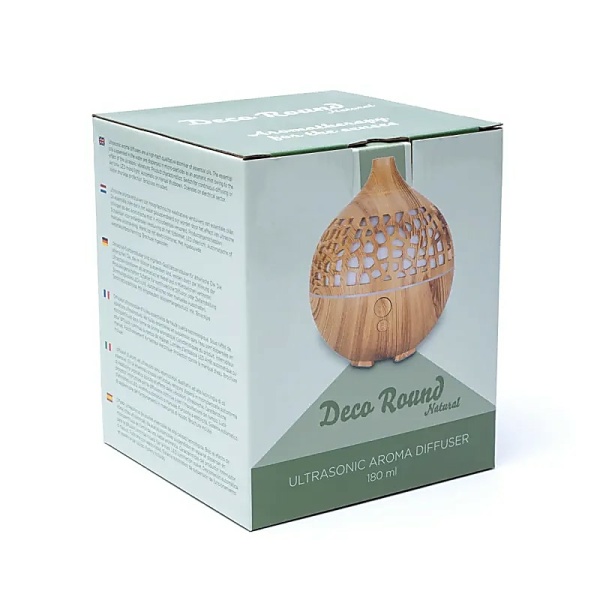 Diffuseur Ultrasonique rond naturel pour huile essentiel.2