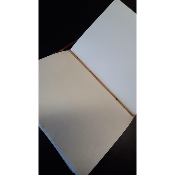 Grimoire M Fleur de vie brun foncé3