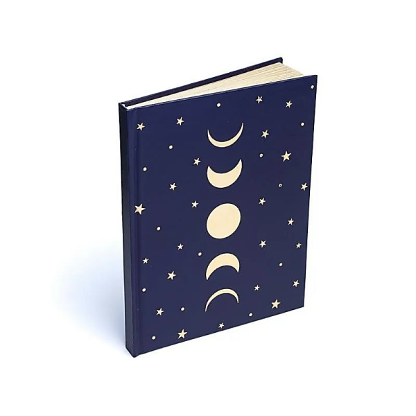 Carnet phase de Lune bleu foncé