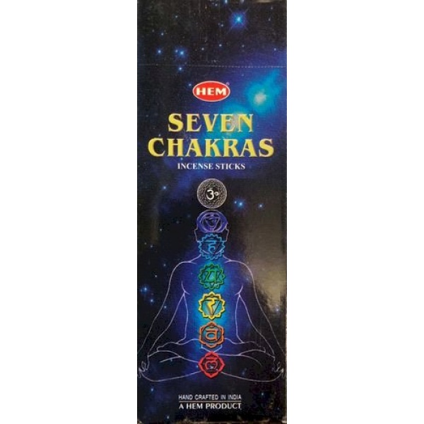 Boite Encens HEM (6) 7 Chakras