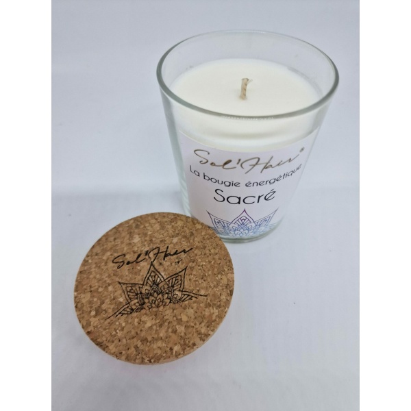 Bougie énergétique parfumée Sacré