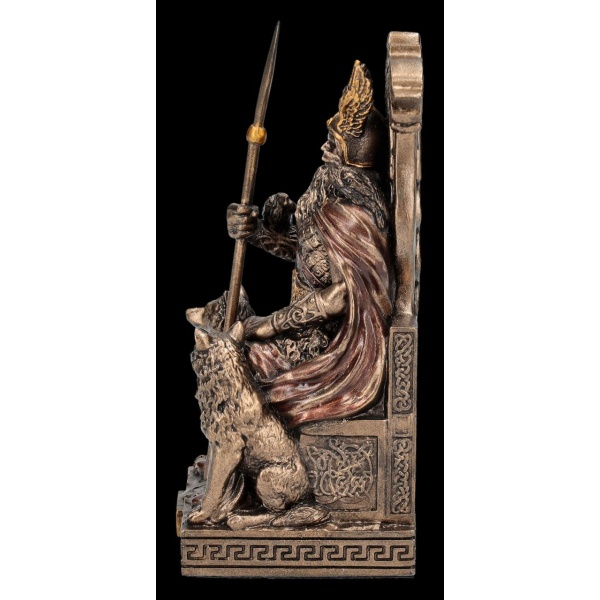 Petite statuette Odin sur trône1
