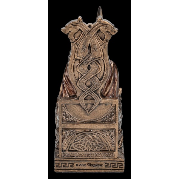 Petite statuette Odin sur trône2