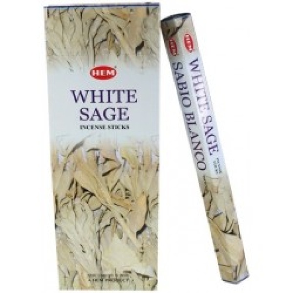Boite encens HEM (6) White Sage