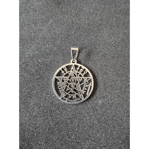 Pendentif en acier du Tétragrammaton 25mm