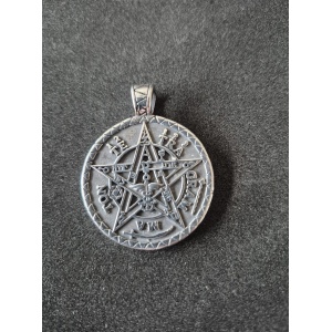 Pendentif en acier du Tétragrammaton 35mm