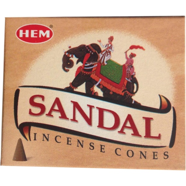 Cônes d'encens en bois de Santal